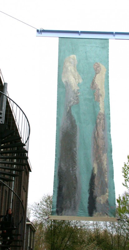 profiel: banner met 2 profielen, 500 x 200 cm